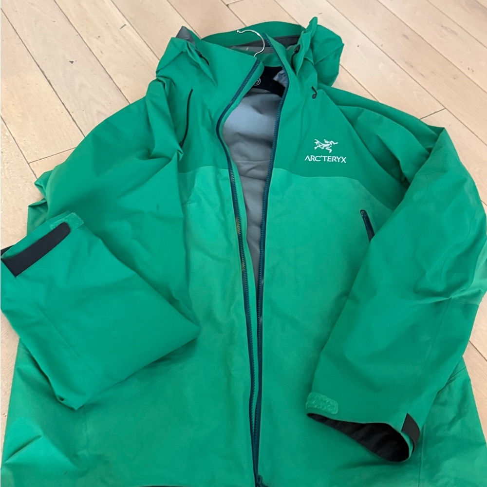 Arc'teryx Teal and Gray Jacket